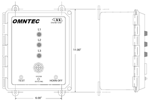 LU3-LF | 3 Channel Alarm Panel Float Sensors